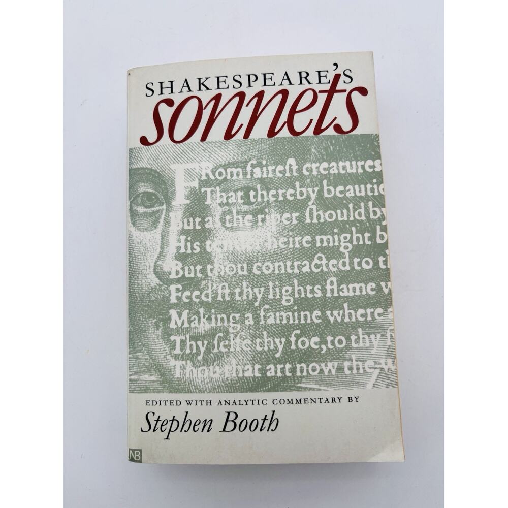 Shakespeare's Sonnets (Yale Nota Bene) by Booth, Stephen Paperback Book
